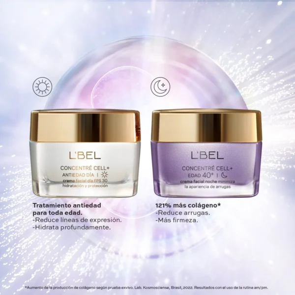 Concentré Cell+ Edad 40+ Crema Facial Antiedad de Noche 50g - Imagen 3