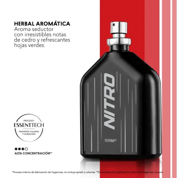 Perfume de Hombre Nitro, 100 ml - Imagen 3