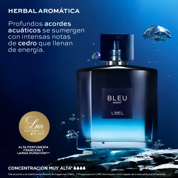 Bleu Night Perfume para Hombre 100 ml. - Imagen 3